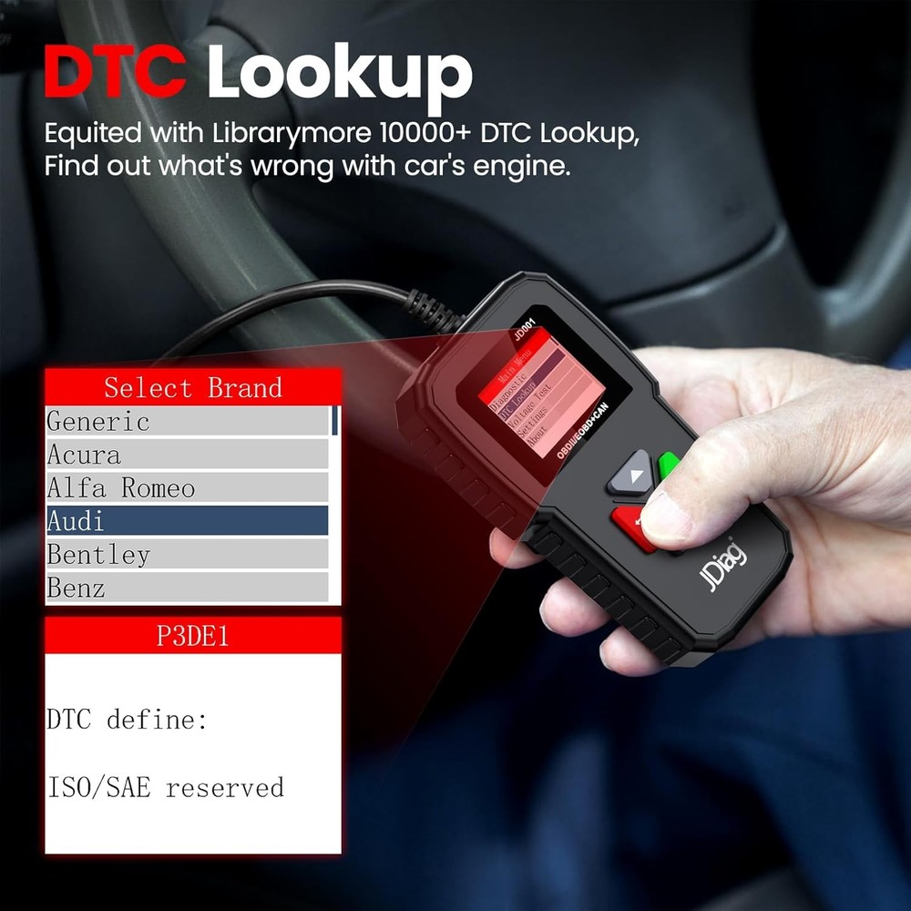 Diagnostic Code Reader Check Engine Scan Tool for 2013-2018 Dodge Ram Truck