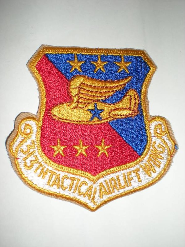 USAF 313TH TACTICAL AIRLIFT WING PATCH -COLOR