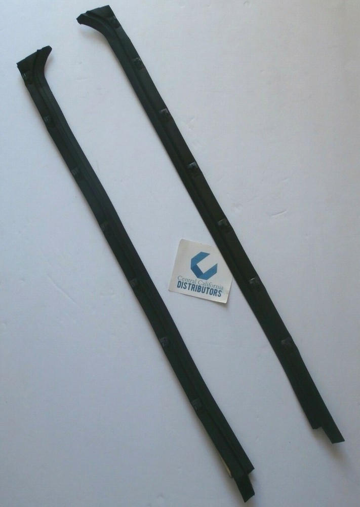 7 CLIP INNER WINDOW SCRAPER SET LEFT & RIGHT VOLKSWAGEN T1 BUG BEETLE 1965-1968