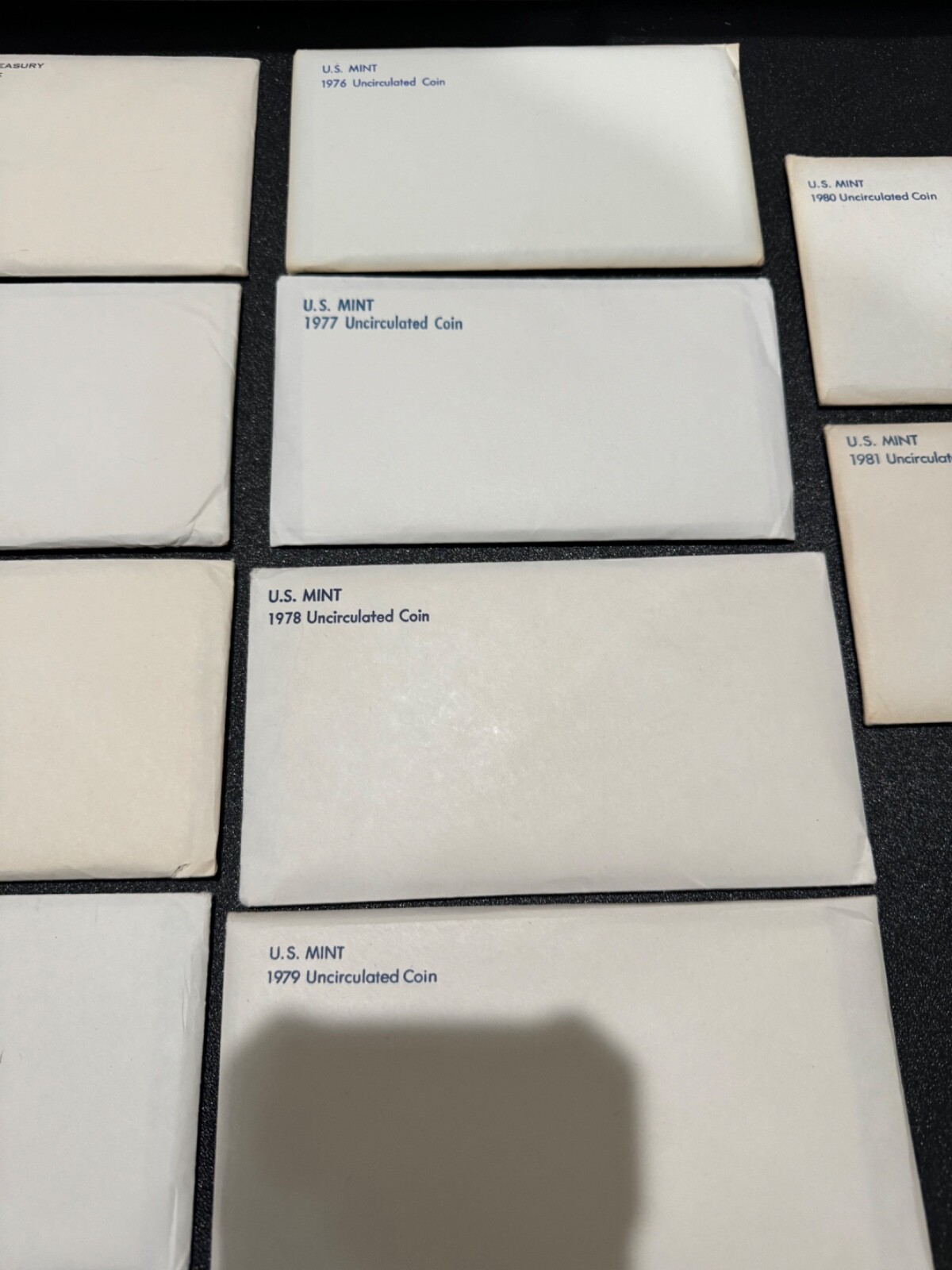 Lot of (14) 1968-1981 US Mint P&D Sets, in ALL OGP, NO WRITING, ALL BU/MS!!