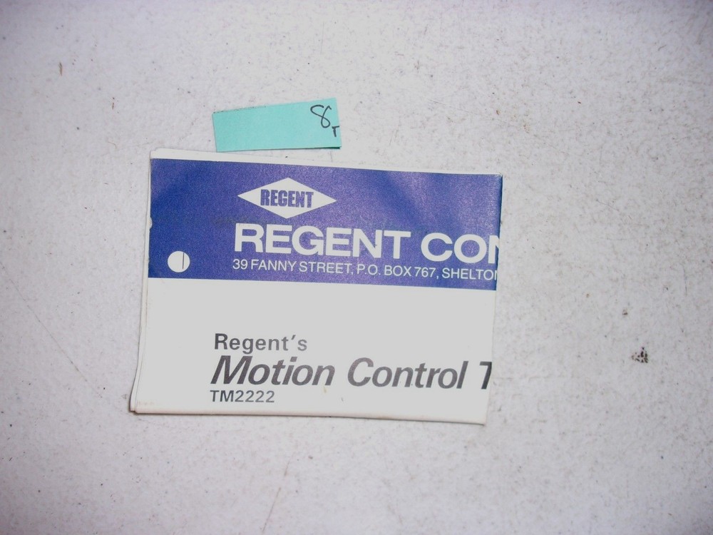 NEW IN BOX REGENT CONTROLS SOLID STATE TIMER TM2222-24 R1S (182-2)