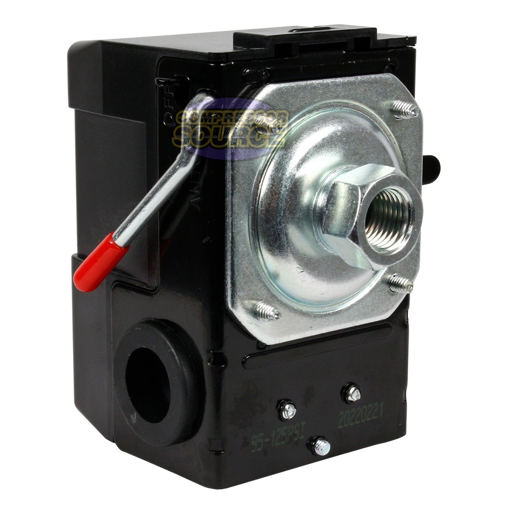 Air Compressor Pressure Switch Control Valve 95-125 PSI with Unloader