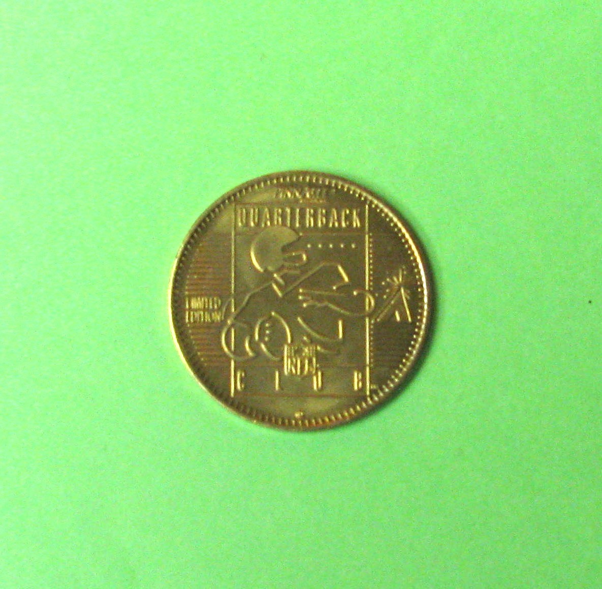 Pinnacle 1998 Drew Bledsoe New England Patriots Coin #11 Football Collectible👍