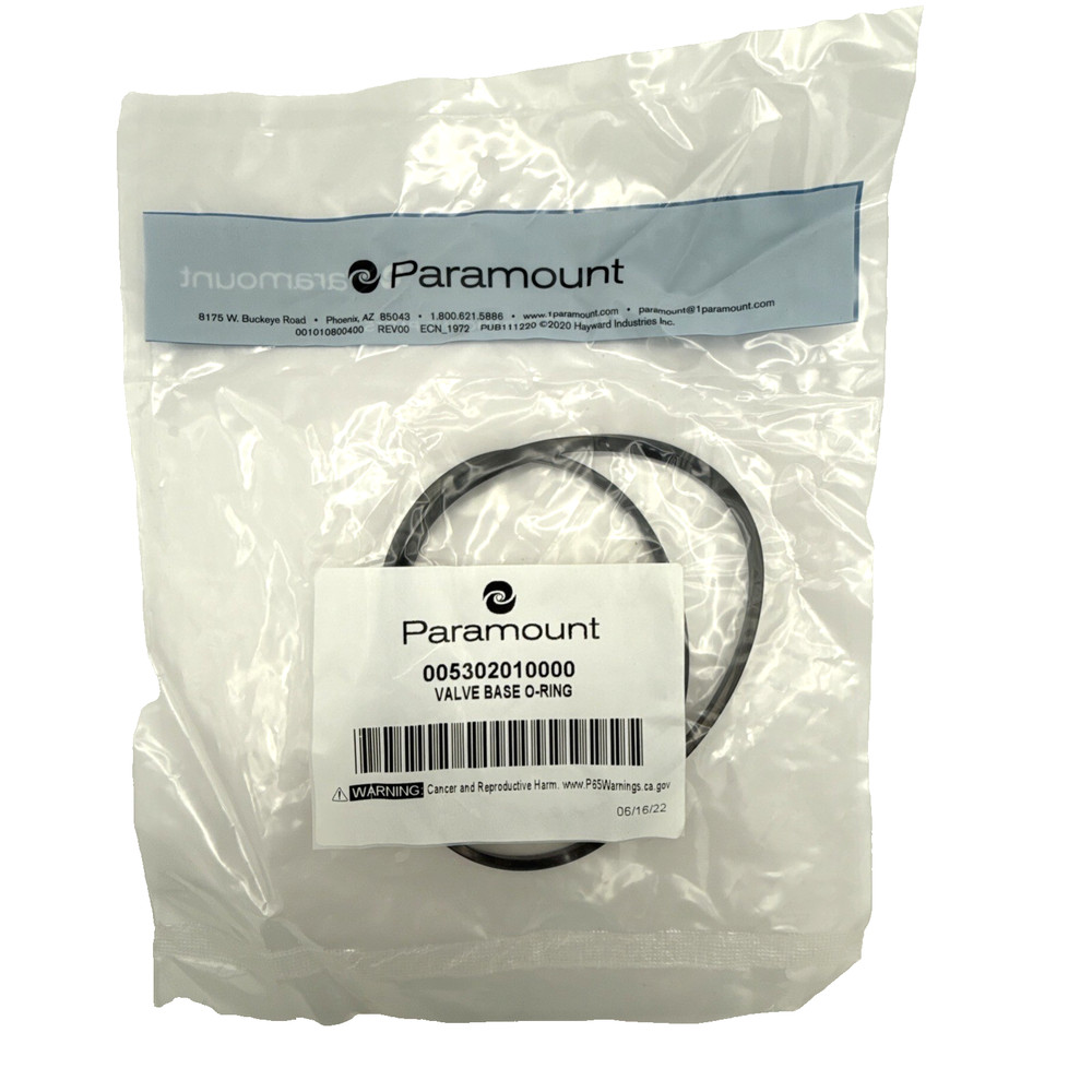 Paramount ORIGINAL Pool Valve Module Base O-Ring, #005302010000