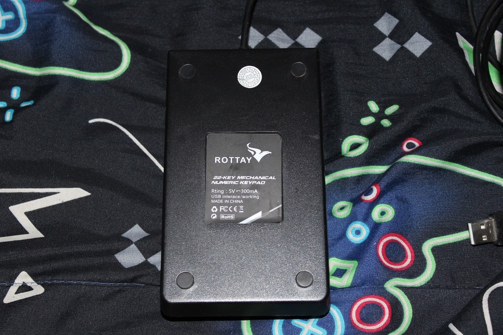 Rottay 22 Key MECHANICAL NUMERIC USB KEYPAD