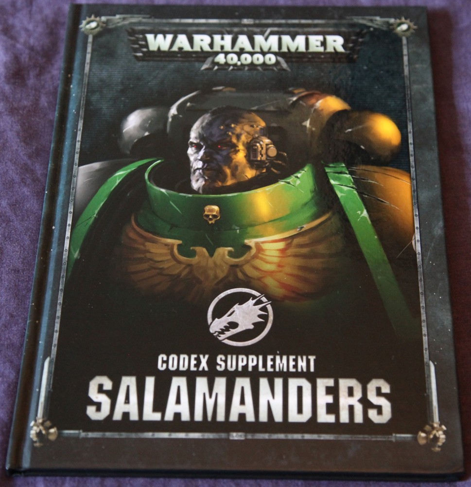 Warhammer 40k, Salamanders Codex Supplement, Hardback Edition, Games Workshop