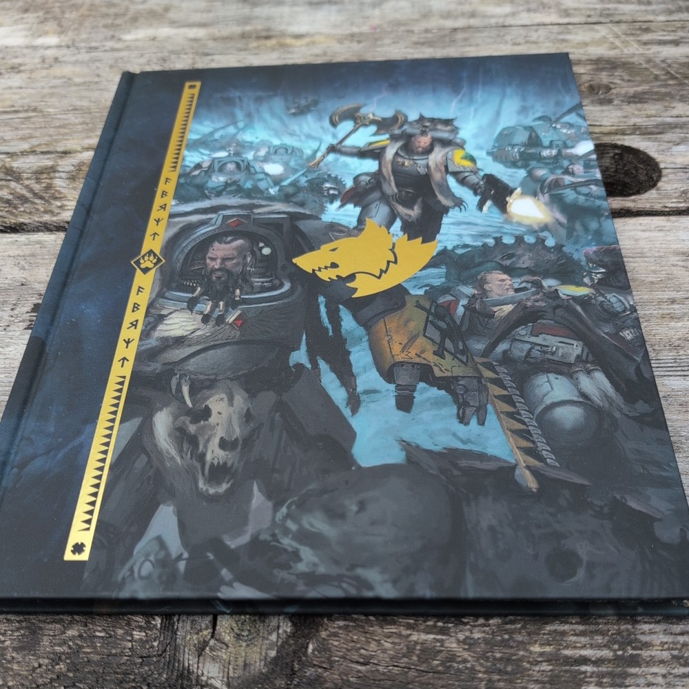 Warhammer 40k Space Wolves 10th Edition Codex Data Cards - Code Used