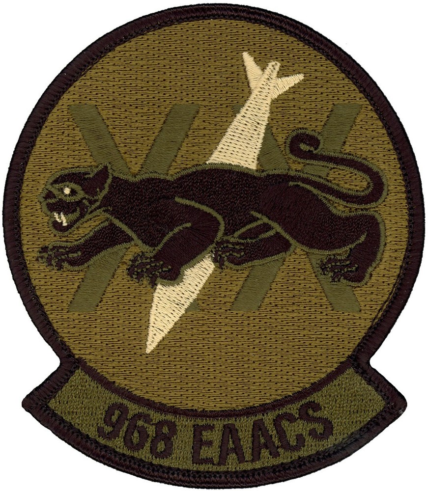 USAF 968th EXPEDITIONARY AIRBORNE AIR CONTROL SQUADRON PATCH - OCP