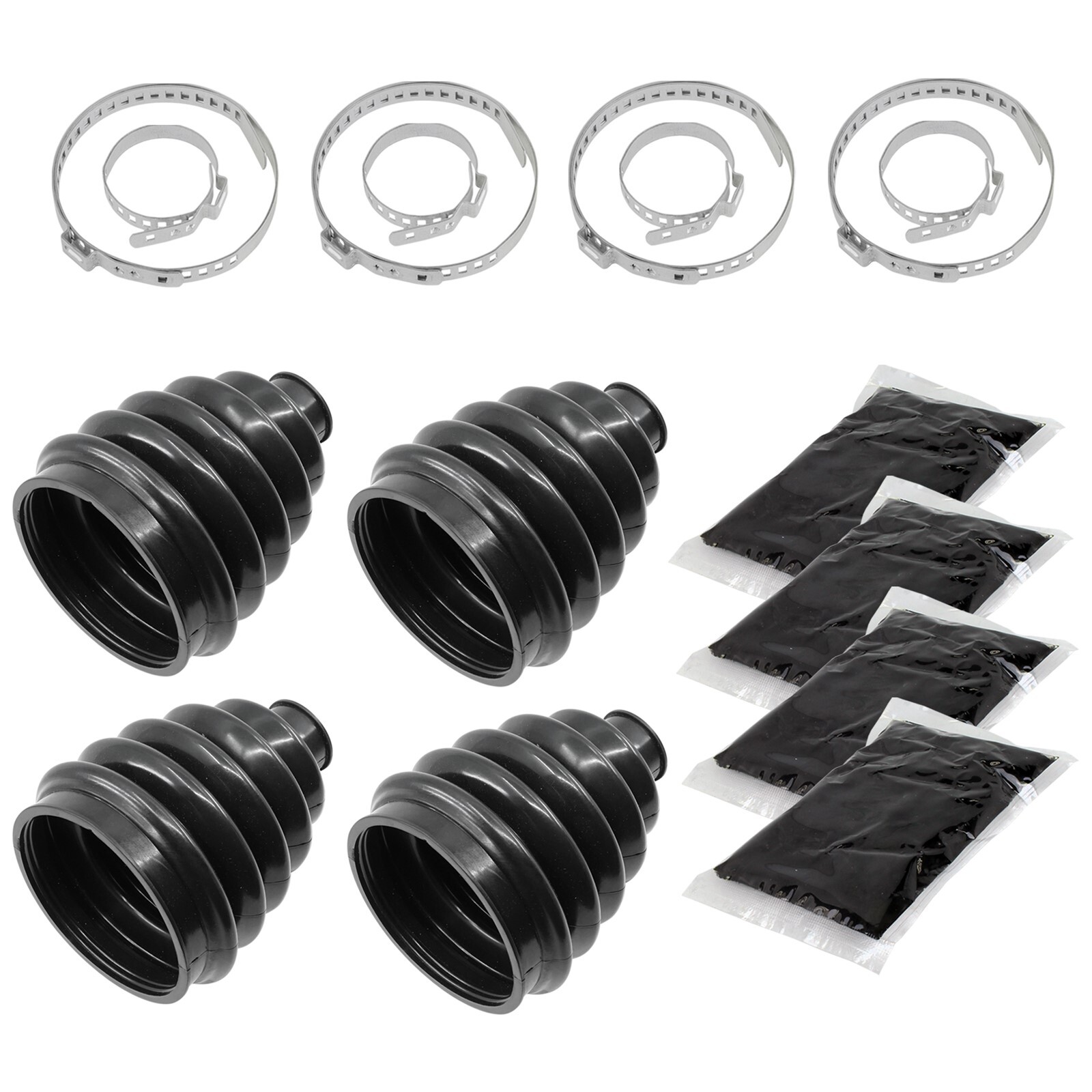 Rear Wheel Side Boot Kit For Can-AM CanAM Maverick X3 RR 4x4 Turbo 2020-2023