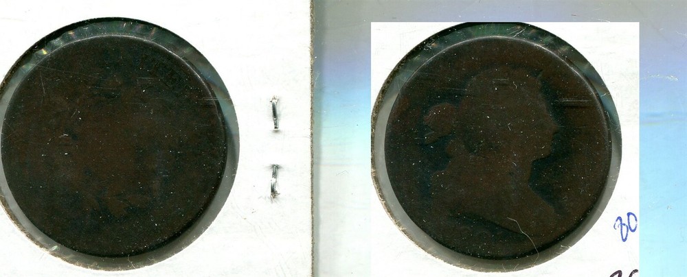 1801 DRAPED BUST LARGE CENT TYPE COIN GOOD 8087S