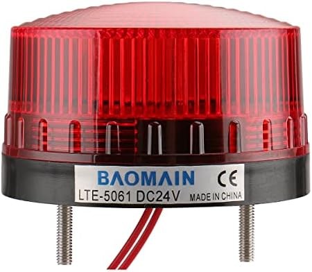 Red Strobe Warning Light DC 24V 3W