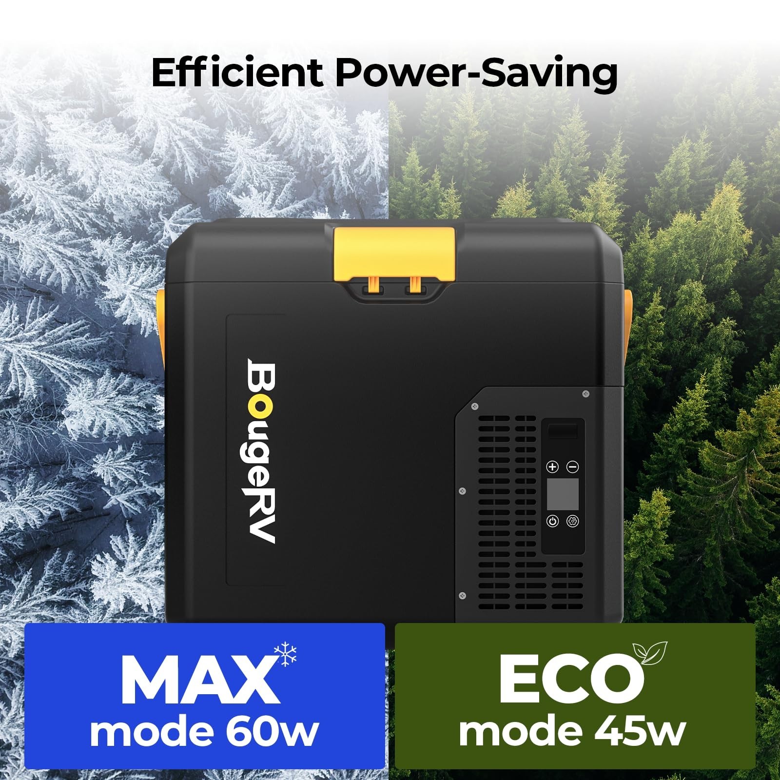 19QT Portable Car Fridge Freezer Cooler Mini Refrigerator Compressor W/ Battery