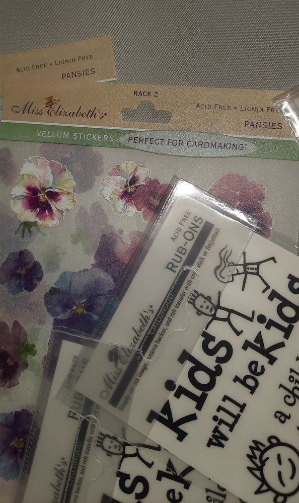 scrapbooking supplies lot