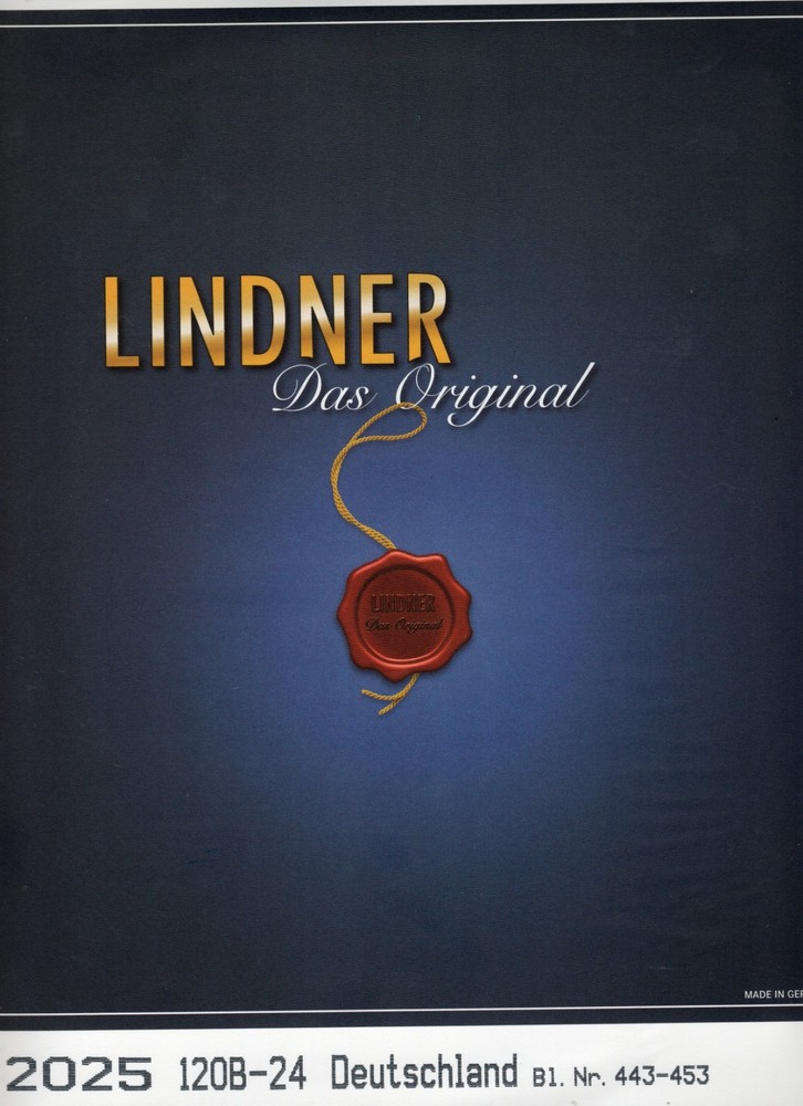 Lindner Hingeless Germany Supplement 2025 FREE U.S. Shipping w/$50 Order