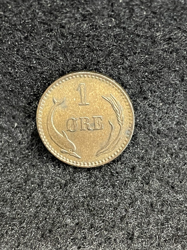 DENMARK 1904 1 ORE A.U./UNCIRCULATED CONDITION