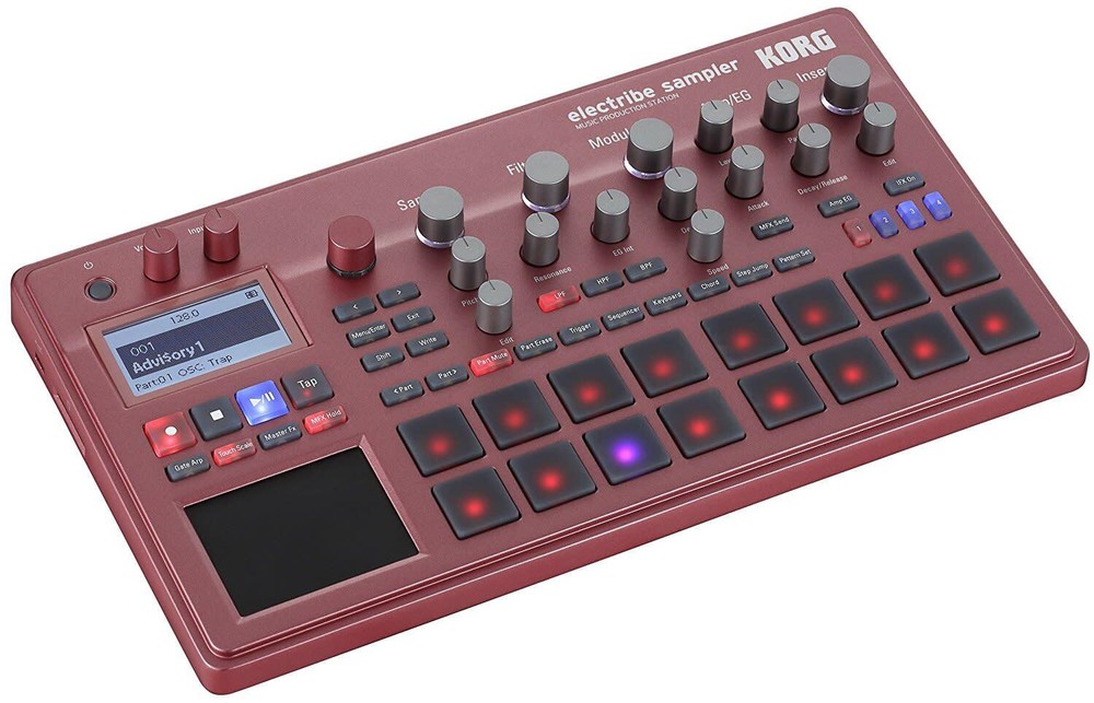 Korg ELECTRIBE2SRD Electribe Sampler in ESX Red with V2.0 Software