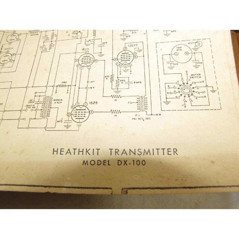 Spares kit for Heathkit DX-100 transmitter