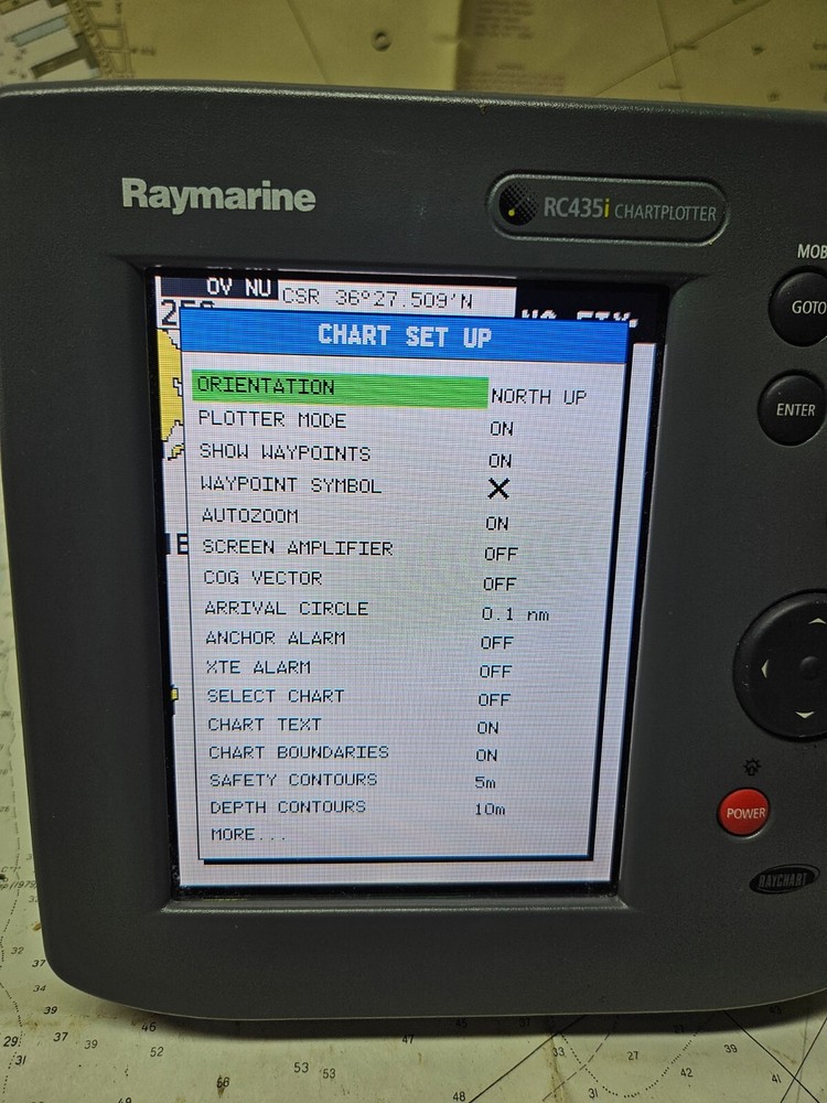 Raymarine RC435i GPS Chartplotter