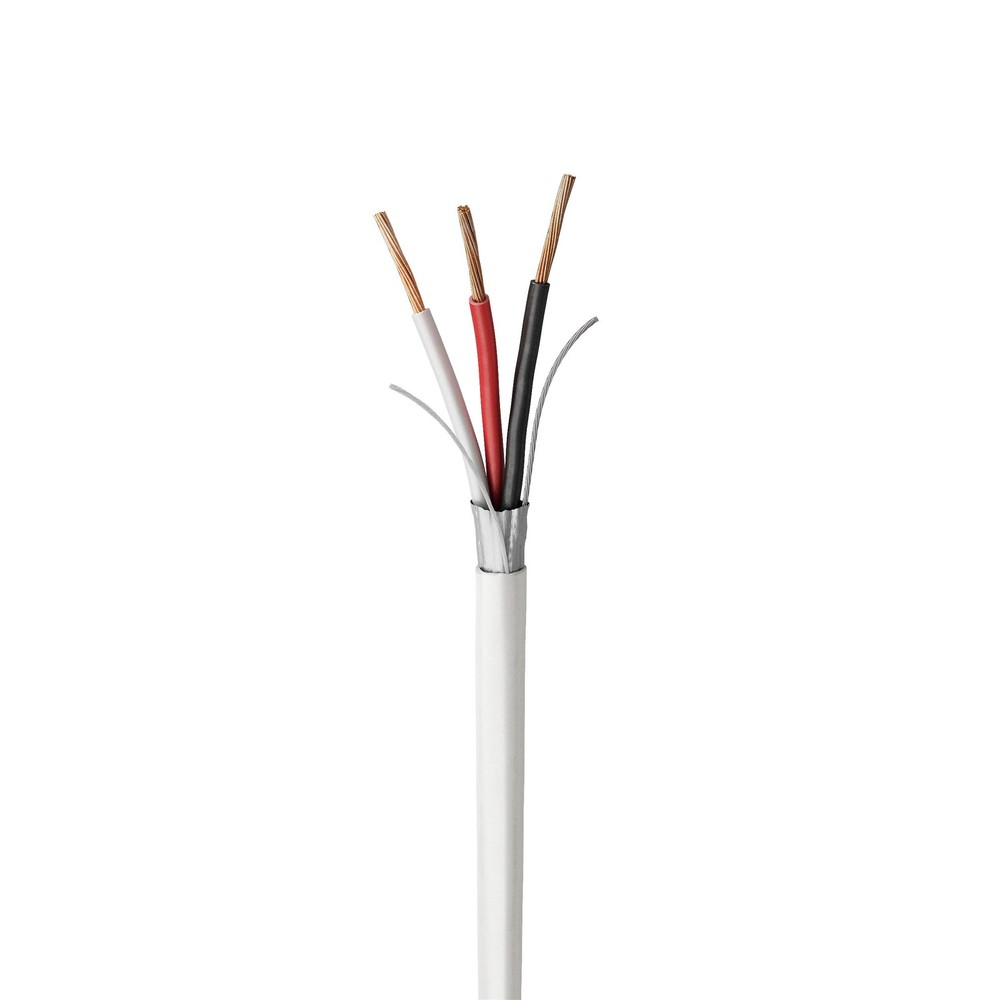 Voltive 16/3 Shielded - CL3R - Riser - OFC - 500 Foot Box - White