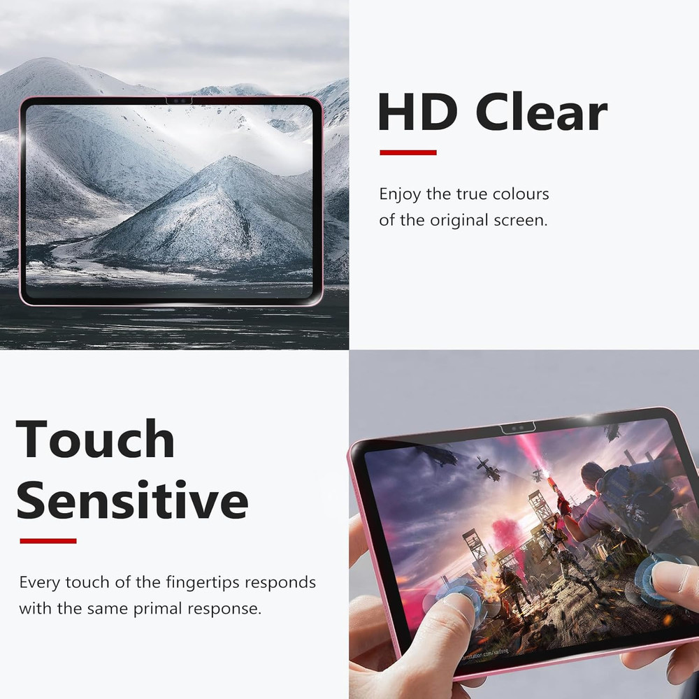 Screen Protector Compatible with iPad A16 11th/10th Generation 11/10.9 Inch ...