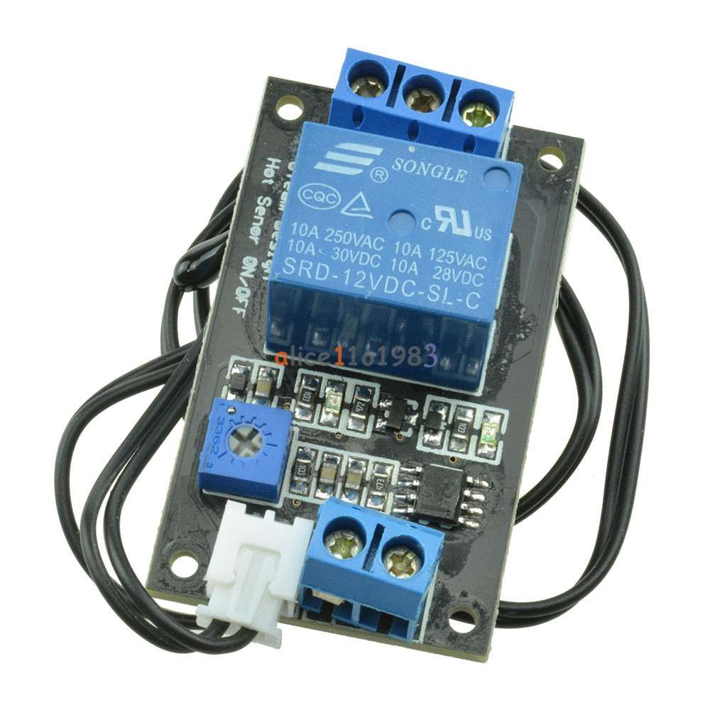 Control Switch 12V 1Channel Thermistor Relay Sensor Temperature Detection Module