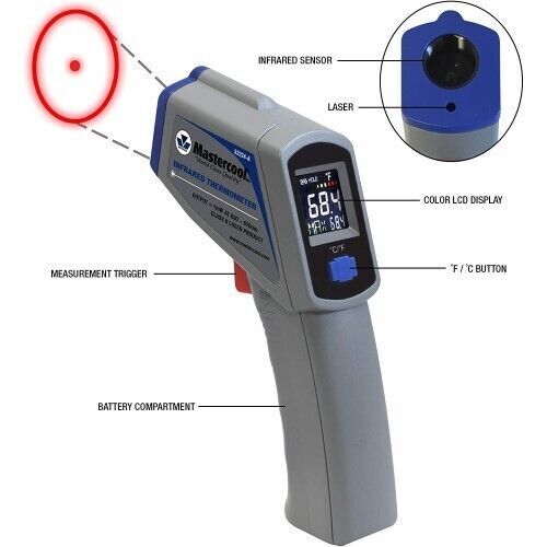 MasterCool 52224-A-SP Infrared Thermometer with Laser