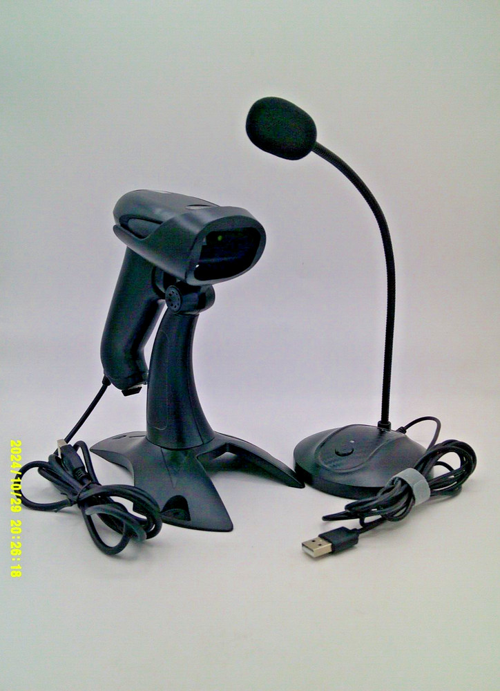 Malacrity Scanner & JOUNIVO Microphone both USB connect Computer- New/Never used