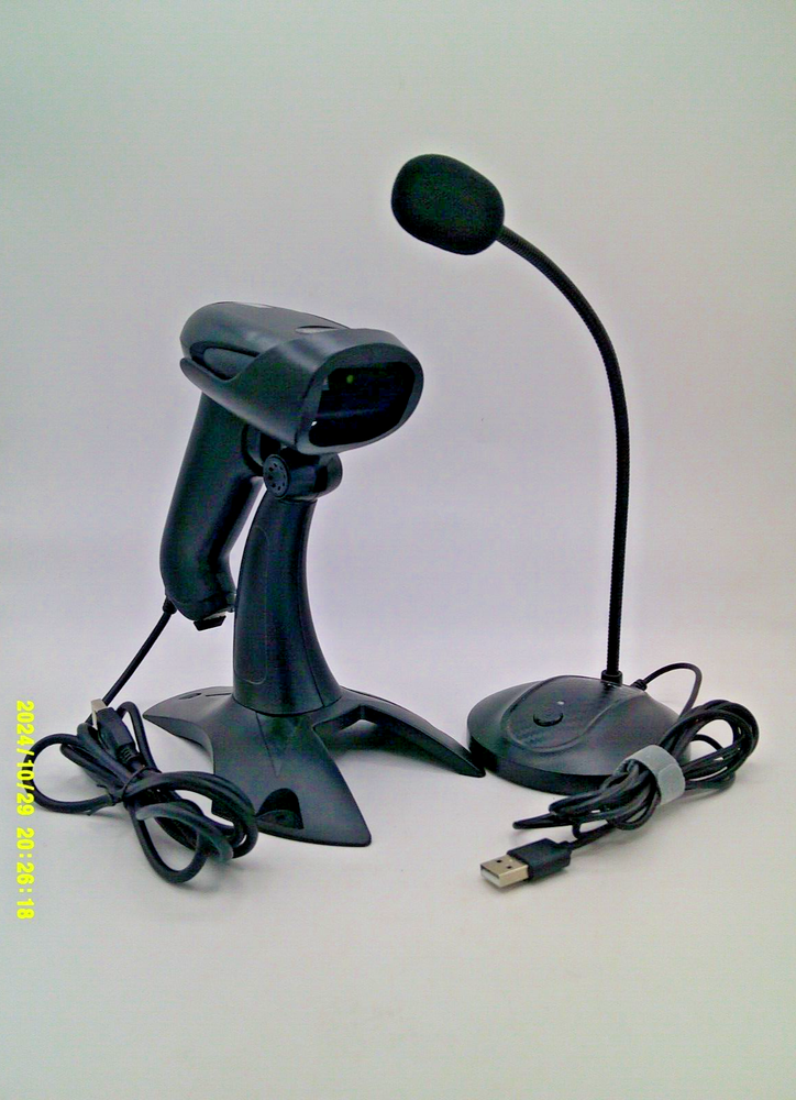 Malacrity Scanner & JOUNIVO Microphone both USB connect Computer- New/Never used
