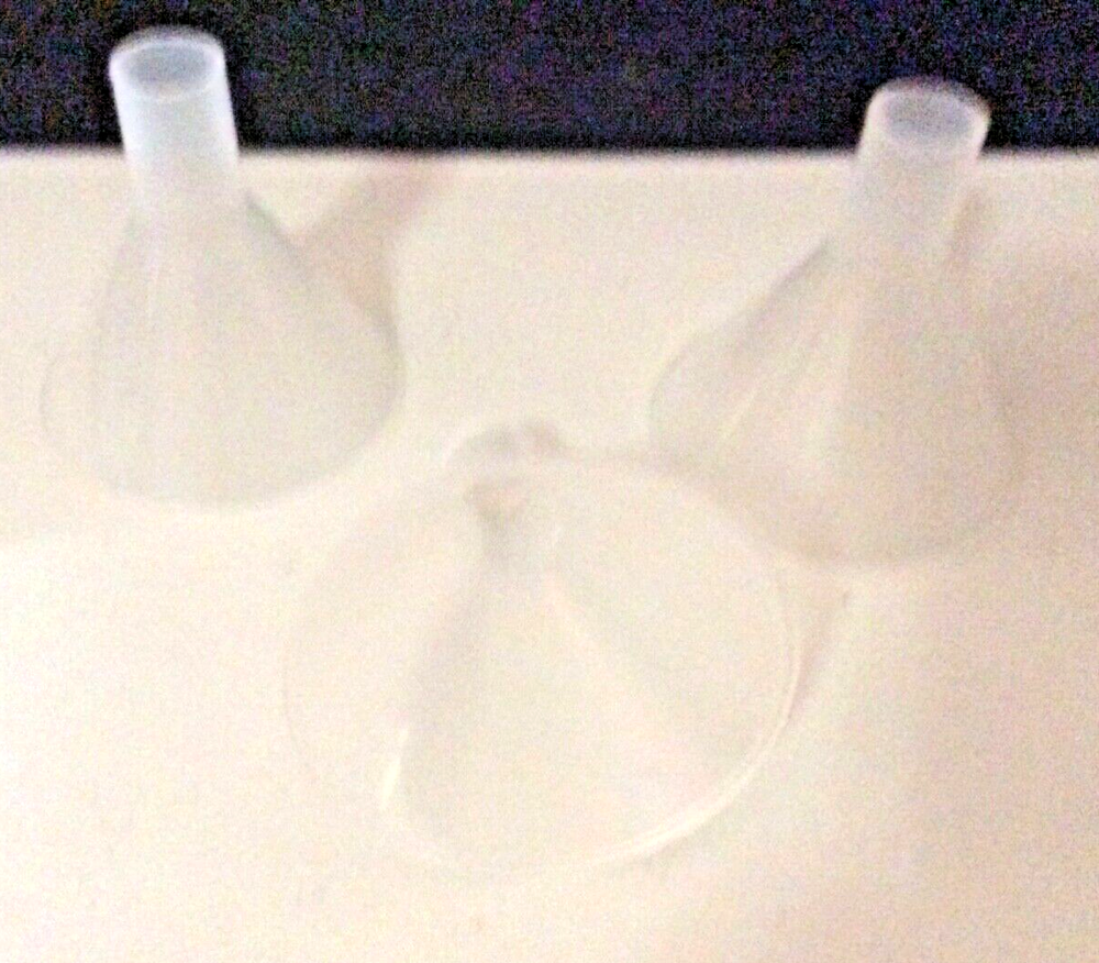 Funnels - Plastic - White (Multi-Purpose Use - Set of Three)