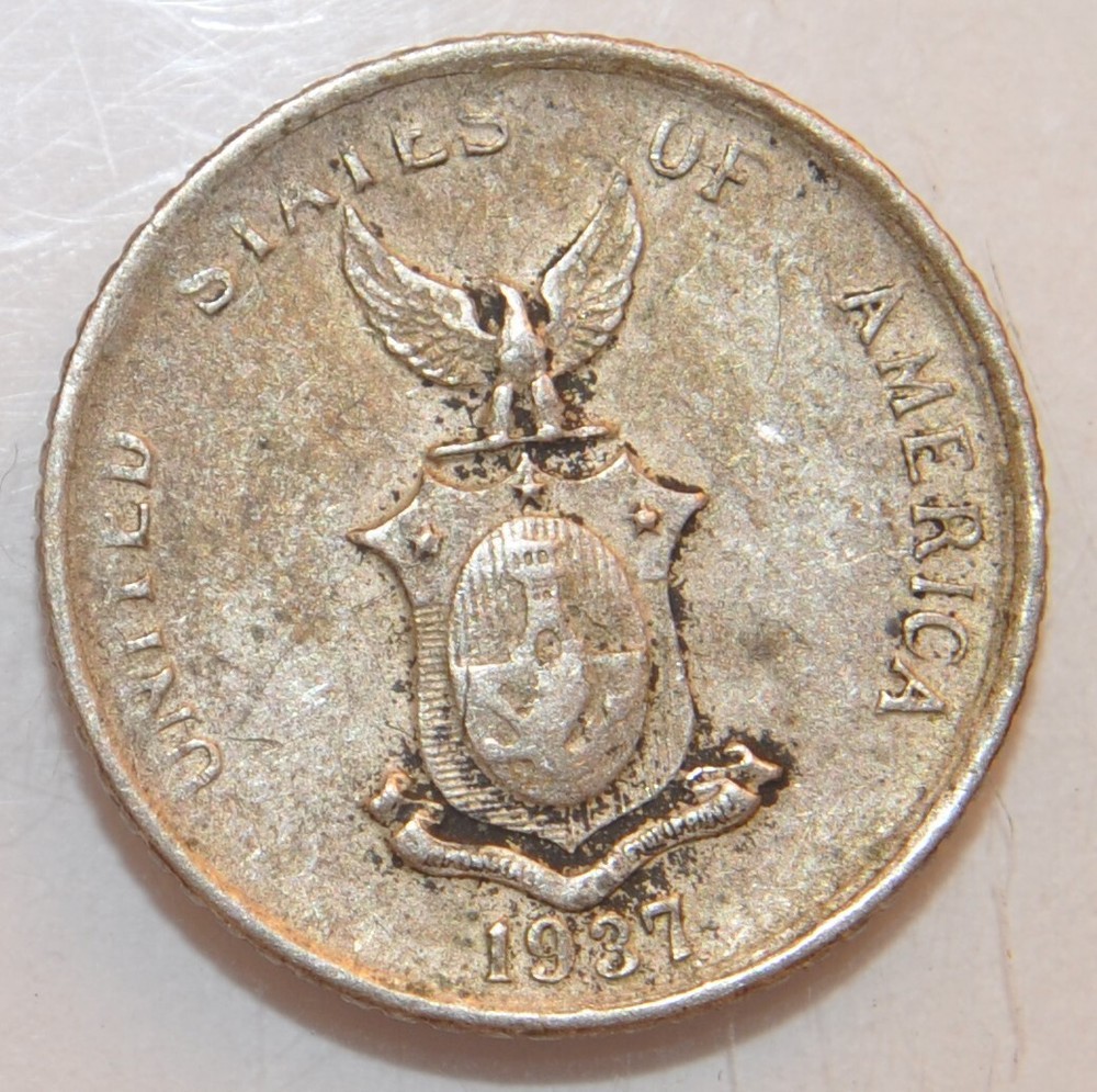 1937 Philipines 10 Centavos