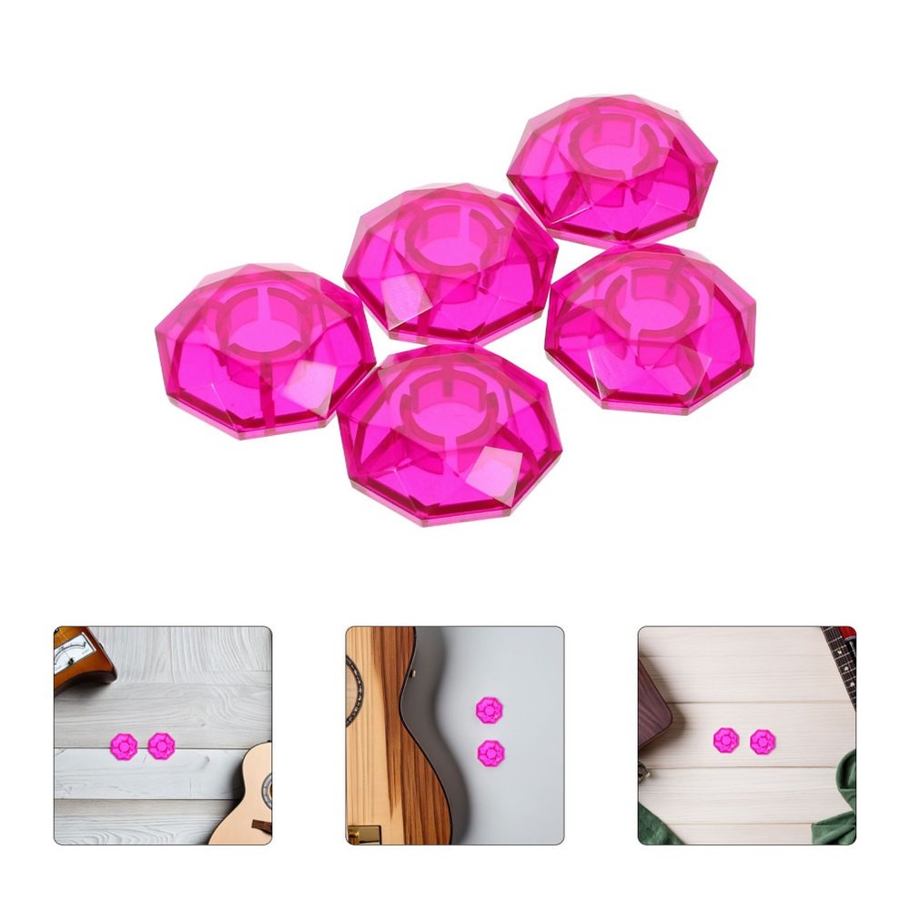 5 Pcs Effector Protective Case Guitar Pedal Accessories Effects Buttons
