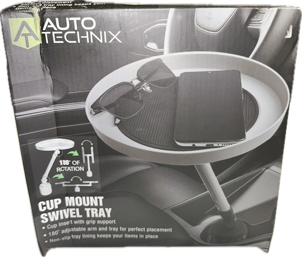 auto technix cup mount swivel tray