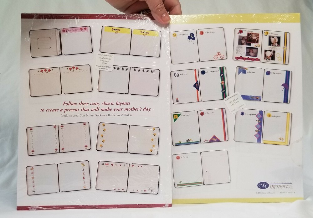 Creativ Memories PAGE PATTERNS AND TABBED DIVIDERS.