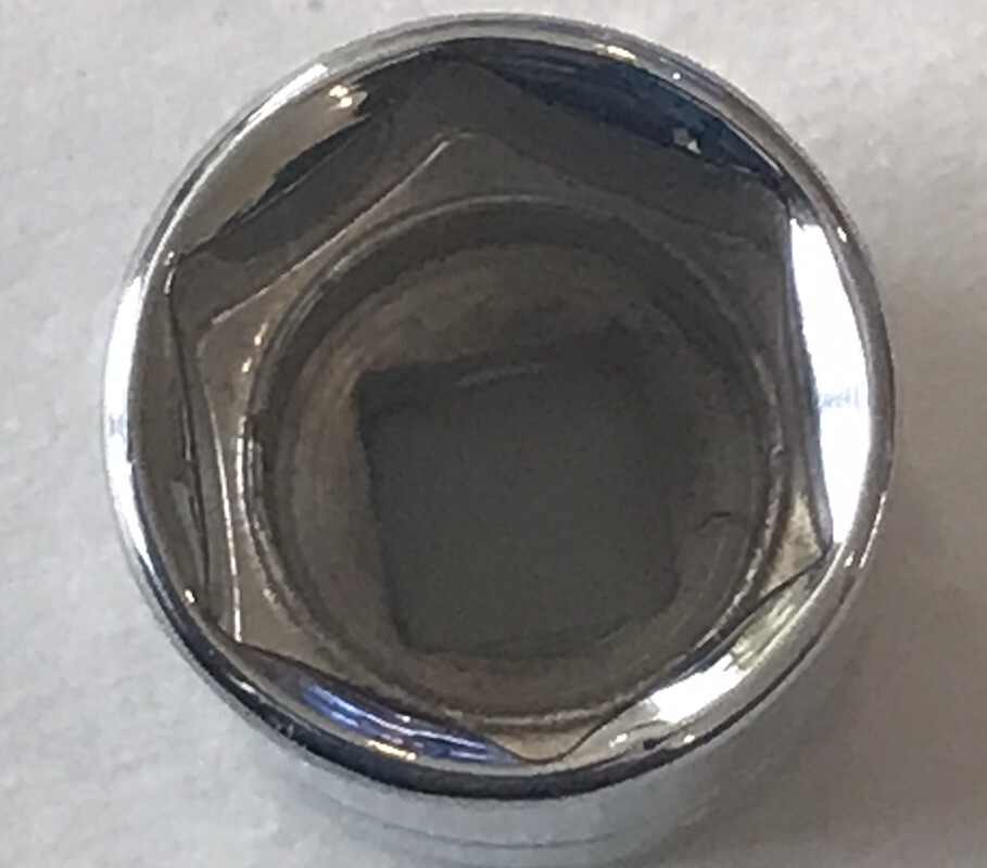 SK 40916 1/4" Drive 1/2" Shallow 6-point Socket NOS