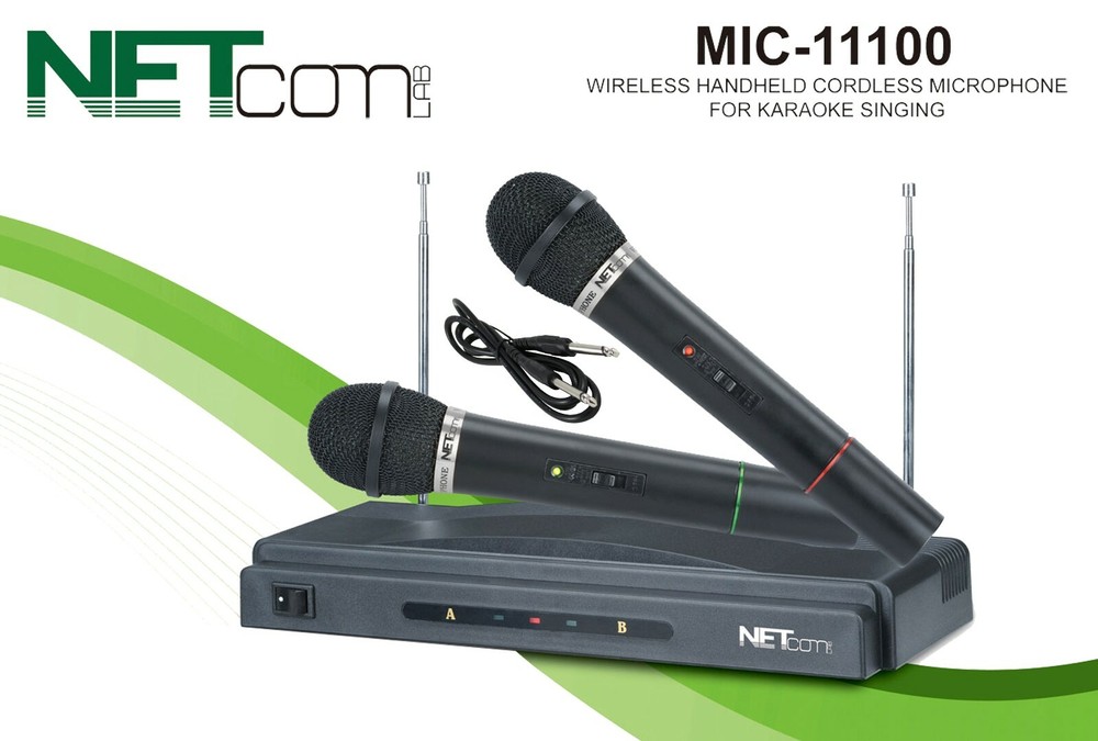 Wireless Handheld Cordless Microphone For Karaoke Singing