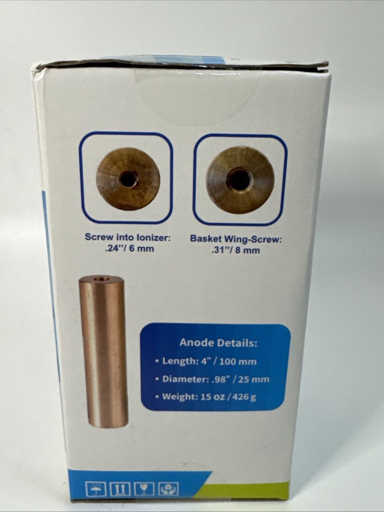 Universal Solar Pool Ionizer SI-45 Replacement Copper Anode & Basket Kit