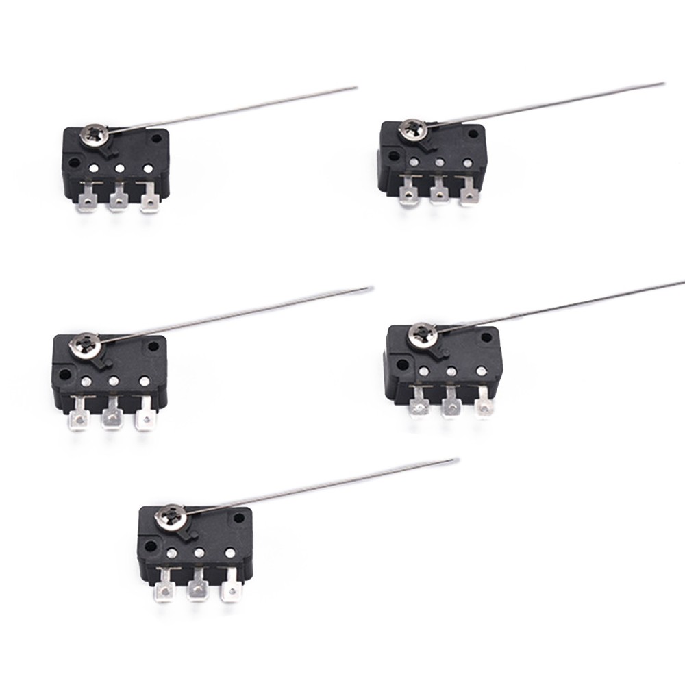 5 Pcs Long Hinge Microswitch Arcade Change-Coin Acceptor Selector Micro Switch