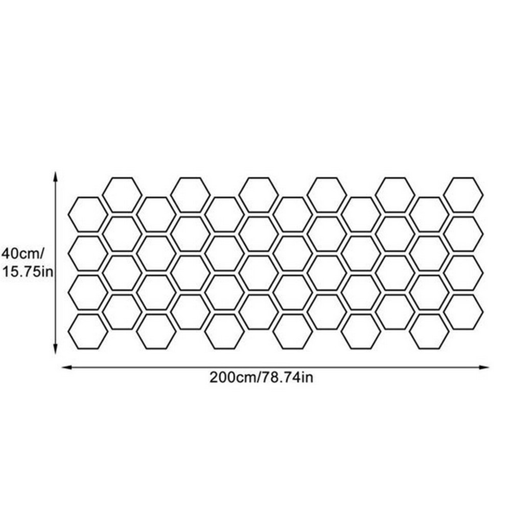Car stickers decals Camouflage kit solid hexagon honeycomb side racing sticker