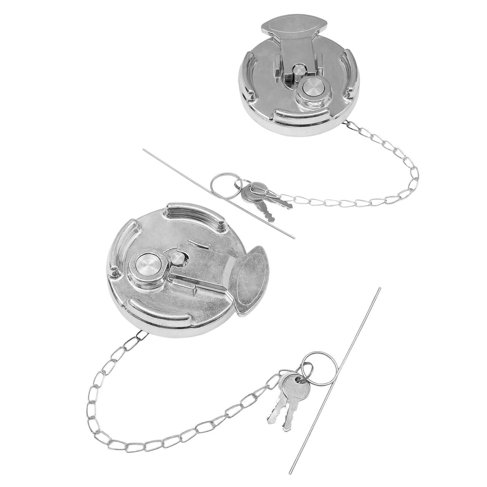 2x Locking Diesel Fuel Cap for 1972-2017 Peterbilt 330-587 Trucks 11-04859-200