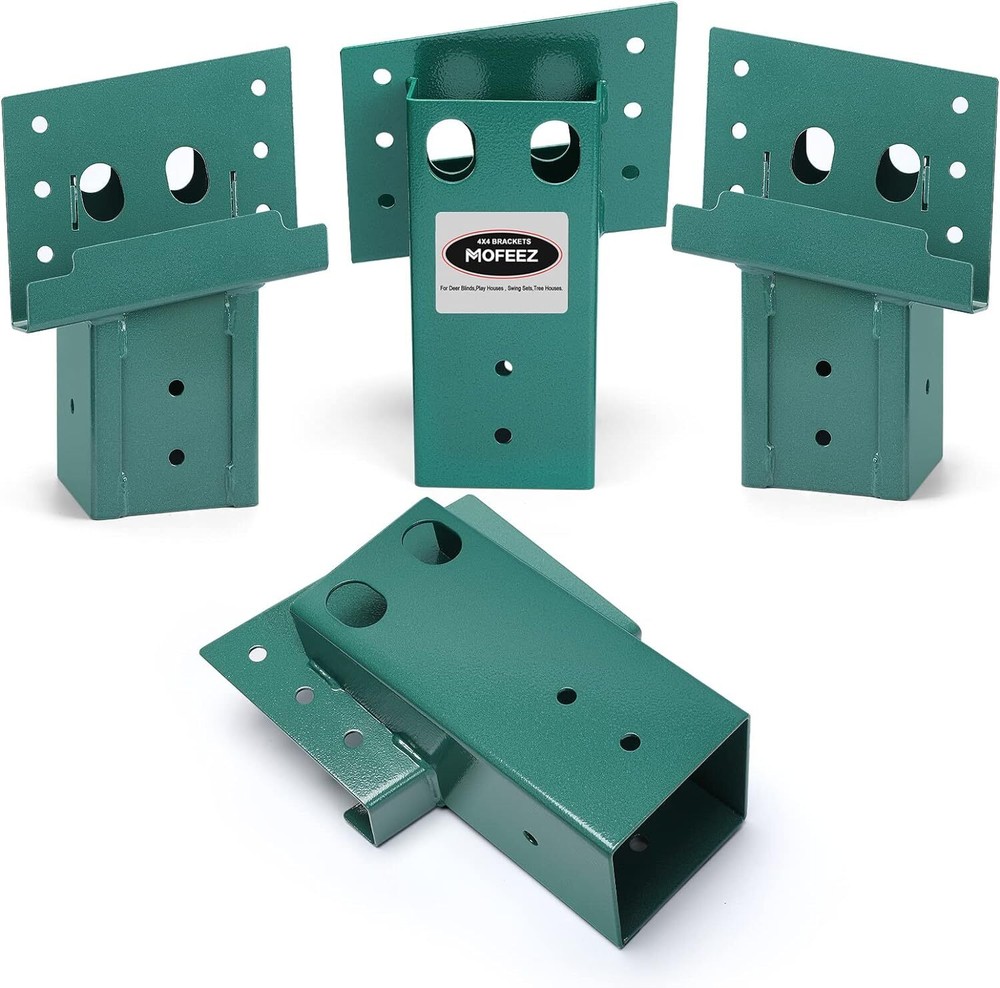 Angle Bracket Outdoor Compound Elevator Bracket for Deer Stand Hunting Blind 4X4