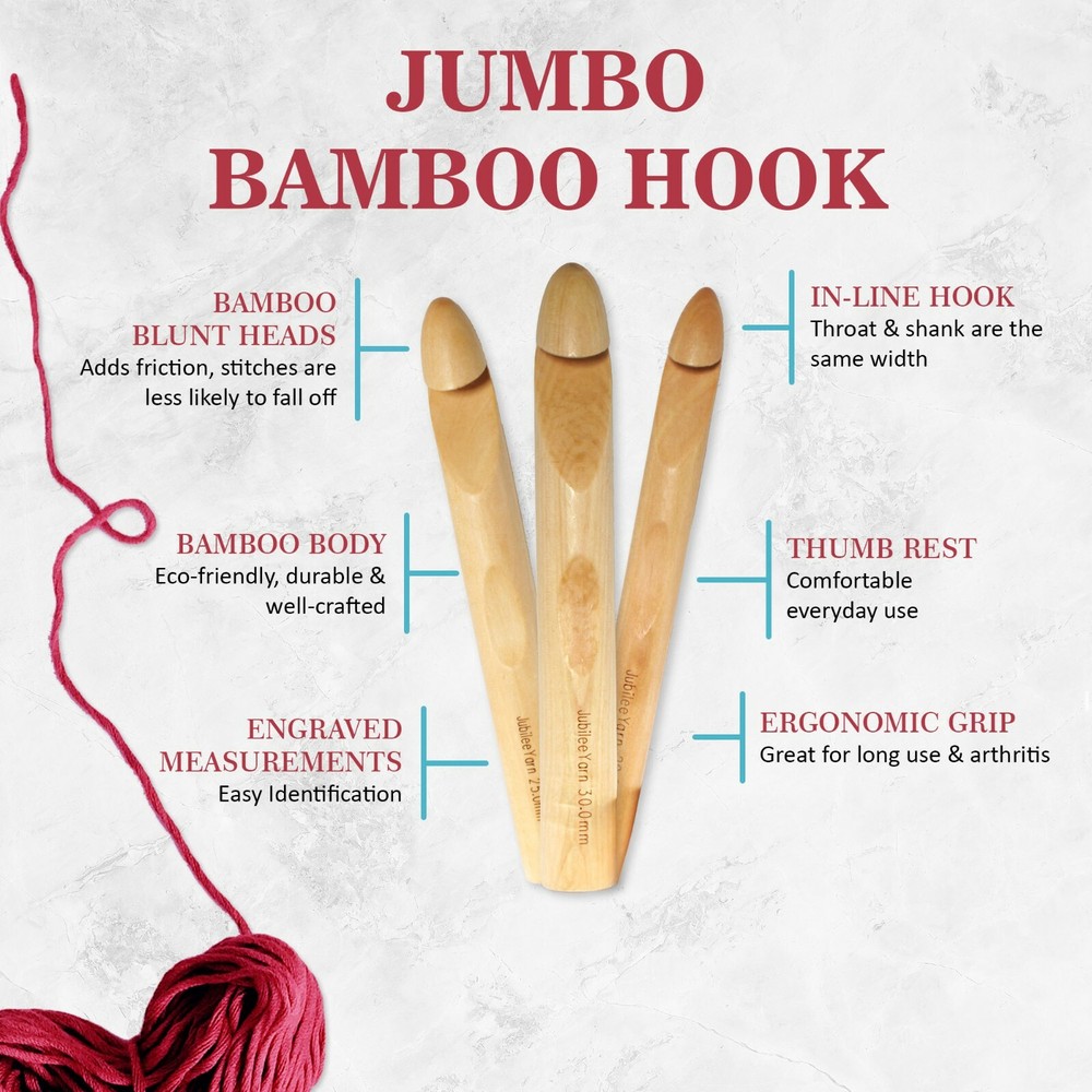 JubileeYarn Jumbo Crochet Hooks