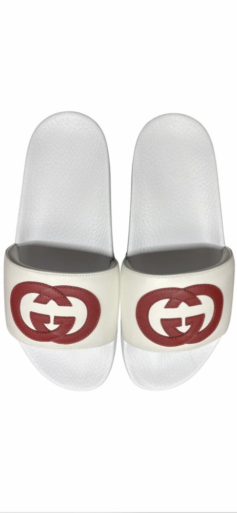 GUCCI Interlocking-G slides Men’s Size 8