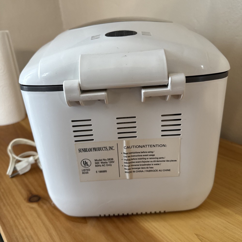 Oster Expressbake Bread Maker Machine Model 5836 White