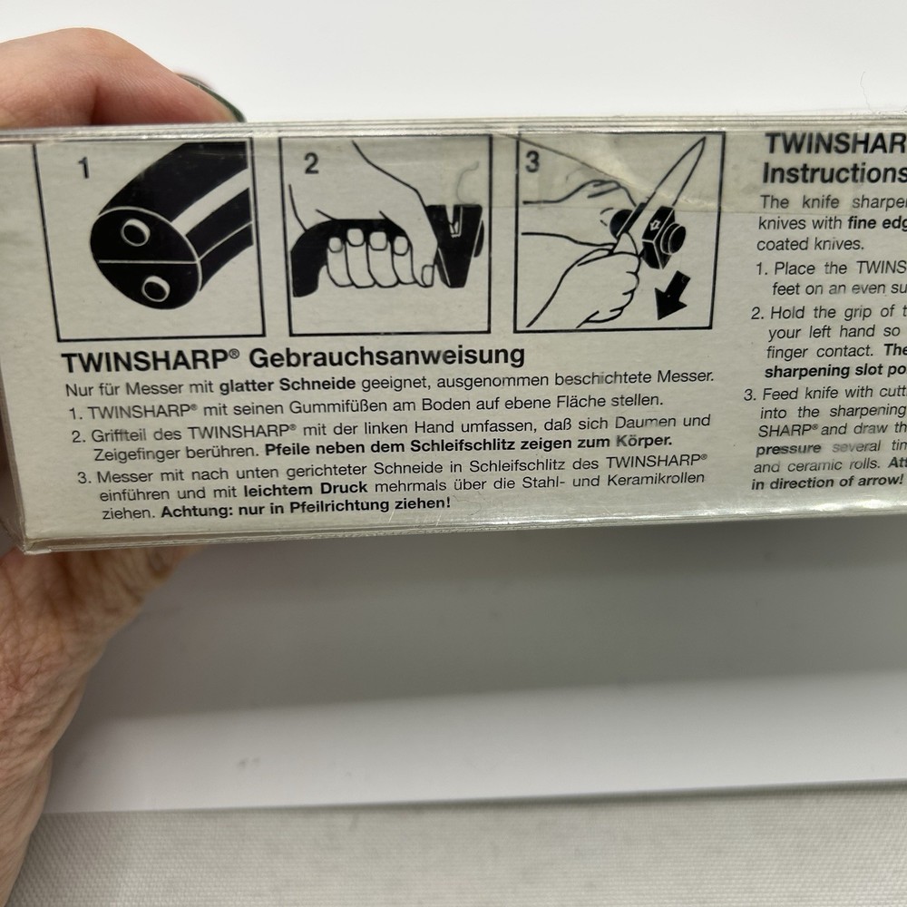 J. A. Henckels WÜSTOFF Twinsharp Pull-Through Knife Sharpener New Opened Box
