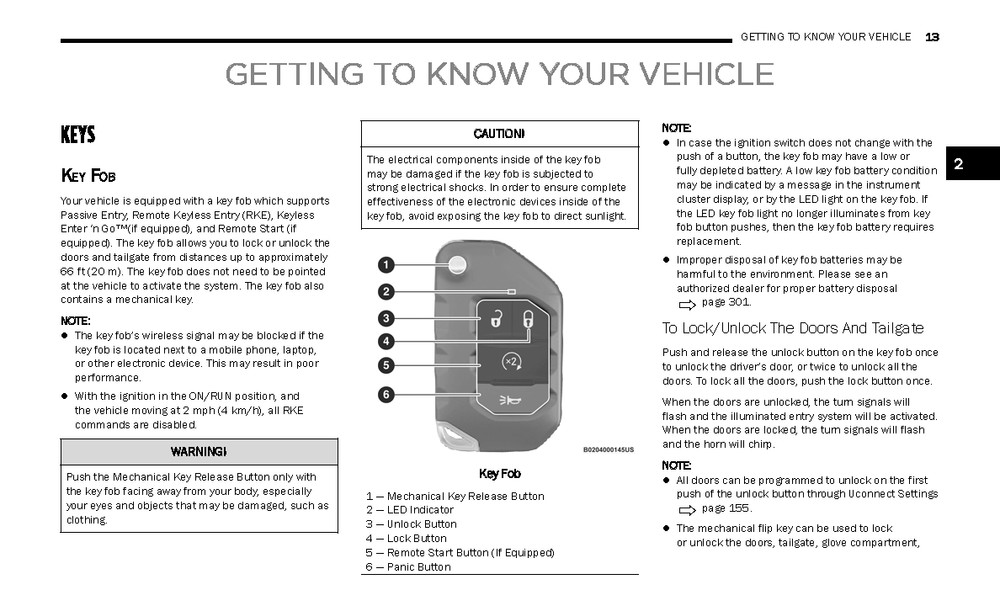 2025 Jeep Gladiator Owners Manual User Guide