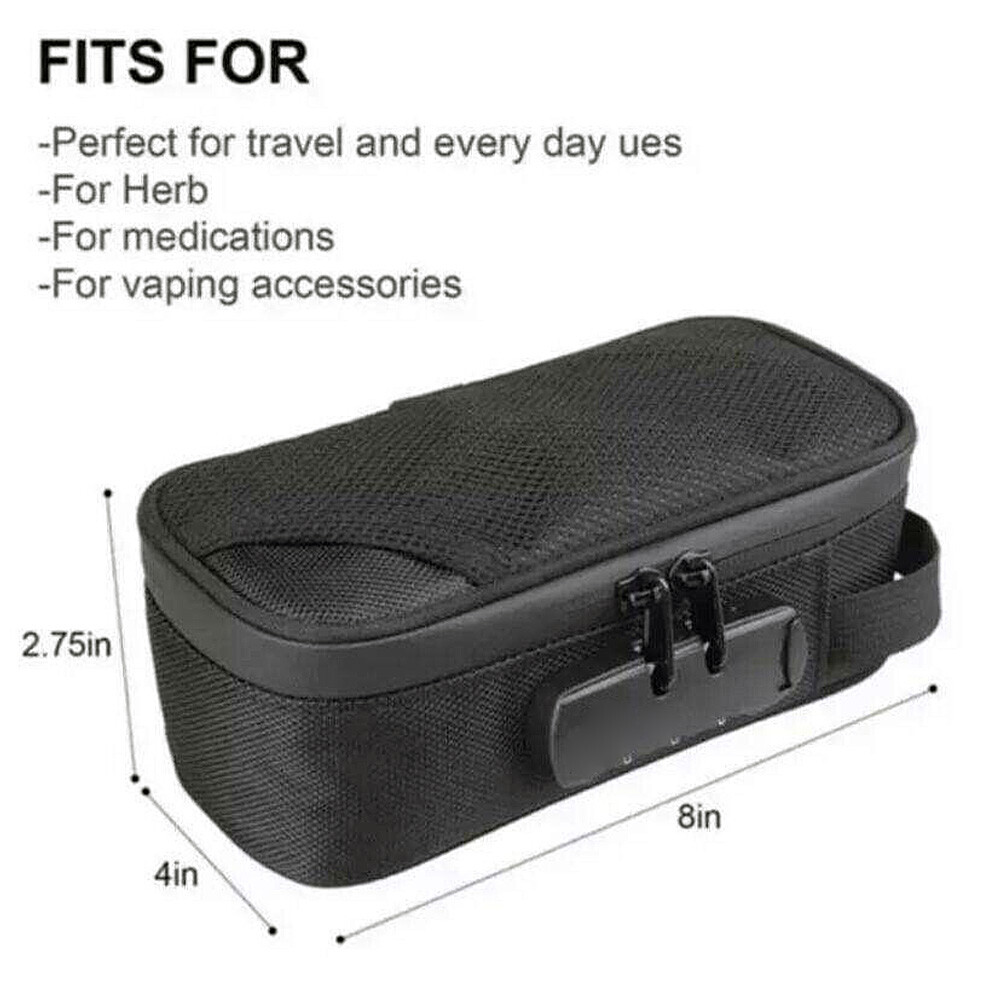 Smell Proof Bag with Lock Odor Proof Stash Case Container Storage No Smell USA