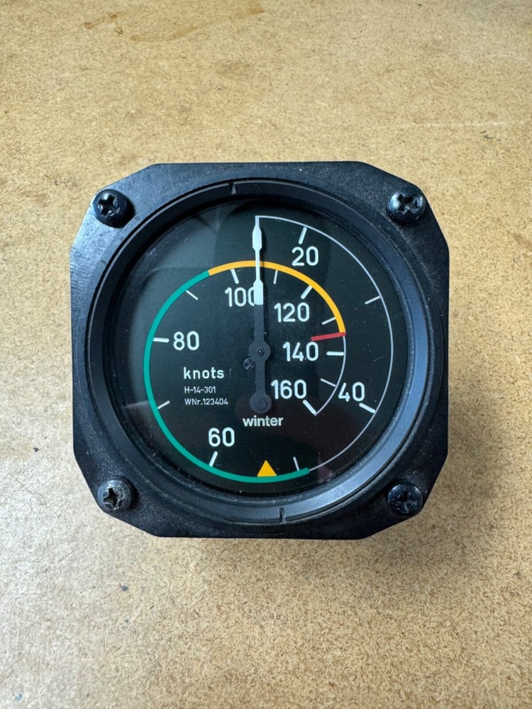 Winter 6FMS423 Airspeed indicator