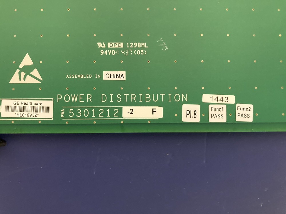 GE LOGIQ E9 Power Distribution Board 5301212-2