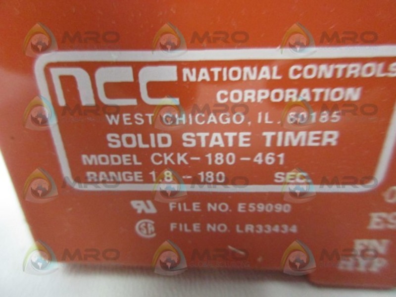NCC CKK-180-461 SOLID STATE TIMER NSMP
