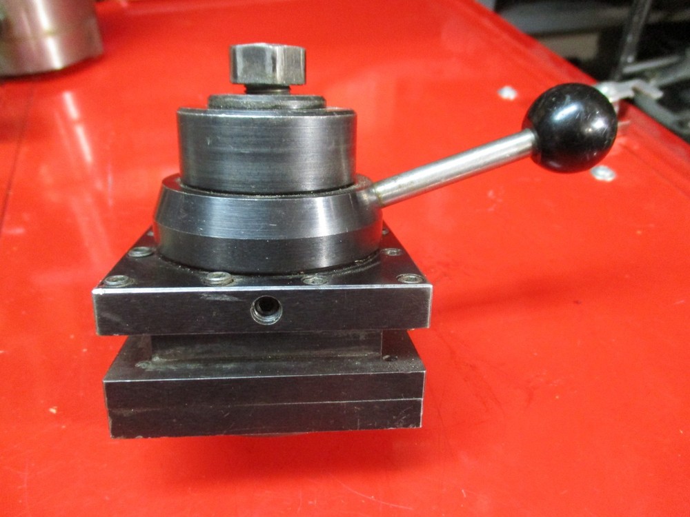 Hardinge Indexable 4-Way Tool Post 3"x3", Complete Excellent